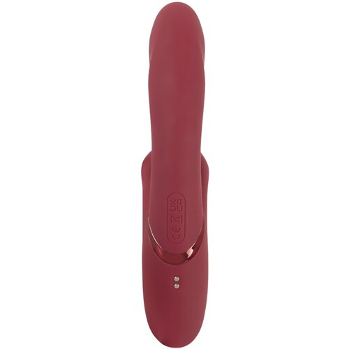 Javida 2 Function Rabbit Vibrator Vibration &amp;amp; Thumping Red Slike
