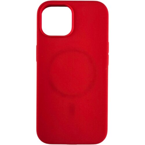 Silikonska futrola za iPhone 15 Pro Max MagSafe Crvena Slike