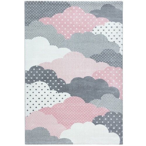 Ayyildiz Carpets Ružičasti/sivi dječji tepih 80x150 cm Bambi – Cijene