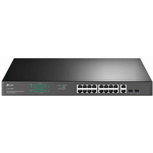  18-port gigabit Unmanaged switch with 16 PoE+ ports 18 10/100/1000Mbps RJ-45 port 2 combo SFP Cijene