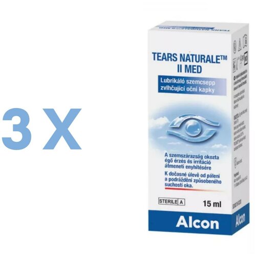 Tears Naturale II Med (3 x 15 ml) Slike