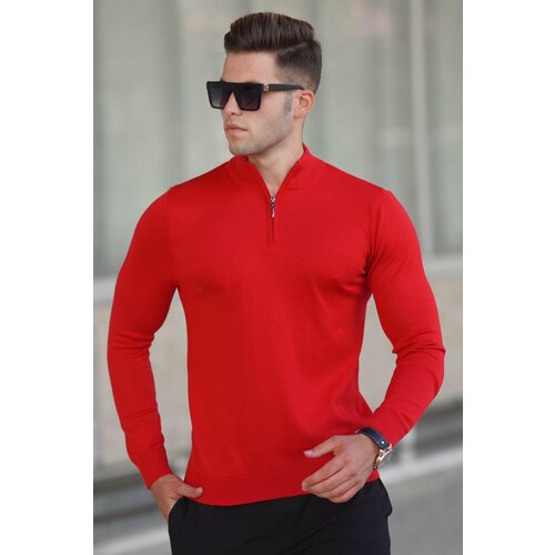 Madmext Sweater - Red - Slim fit Slike