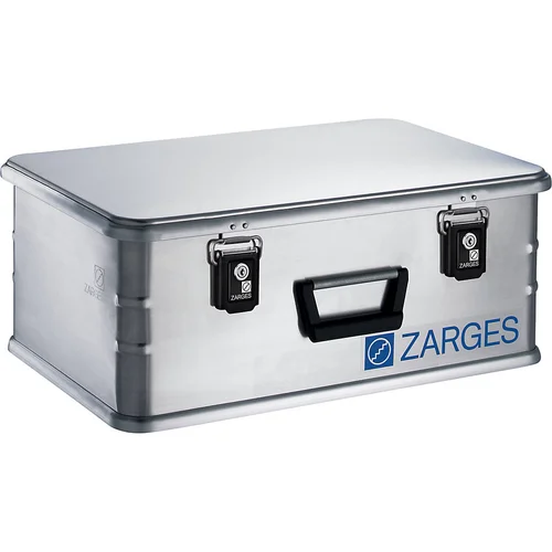 Zarges Aluminijast kombinirani zaboj, Mini, prostornina 42 l, zunaj DxŠxV 600 x 400 x 240 mm, teža 4 kg