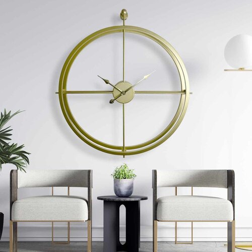 WALLXPERT VLNT02AL Vi&scaron;enamenski Metalni Zidni Sat Cene