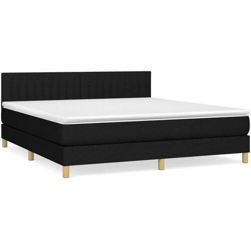 Maison Chic Box spring postelja - Vzmetna postelja z vzmetnico črna 180x200 cm blago SL20855, (21880856) Cene