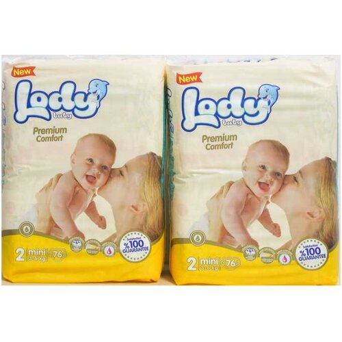 Lody baby jumbopack bebi pelene veličina 2 2/1 - 152 komada Cene