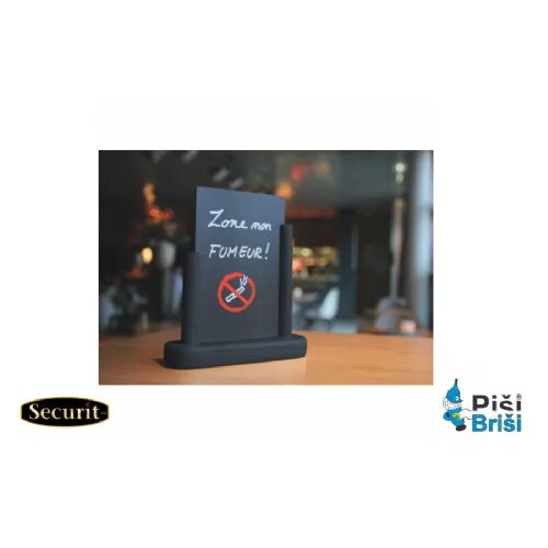 SECURIT Stolna ploča za kredu 21 x 30 cm, Crna Slike