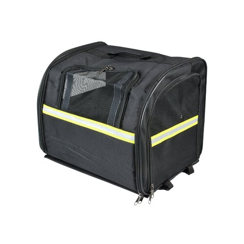 Duvo torba za bicikl za pse, 36x28x30cm, crna Slike