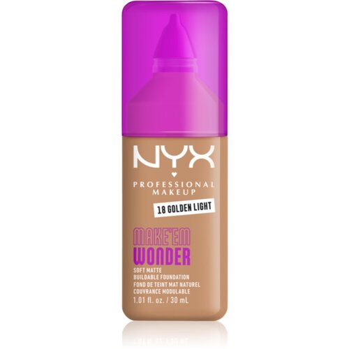NYX Professional Makeup Make &lsquo;Em Wonder blagi matirajući puder nijansa 18 Golden Light 30 ml Cijene