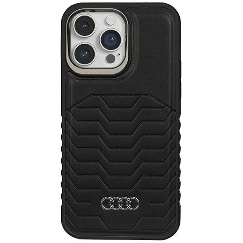 Audi OVITEK Z SINTETIČNO USNJE ZA MAGSAFE OVITEK ZA IPHONE 15 PRO MAX ČRN, (21899019) Cene