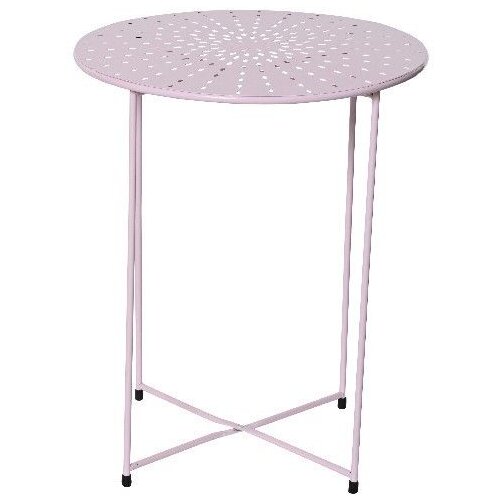 Kaemingk Pomoćni metalni stočić/ pastelno ljubičasti/ 48cm Cene