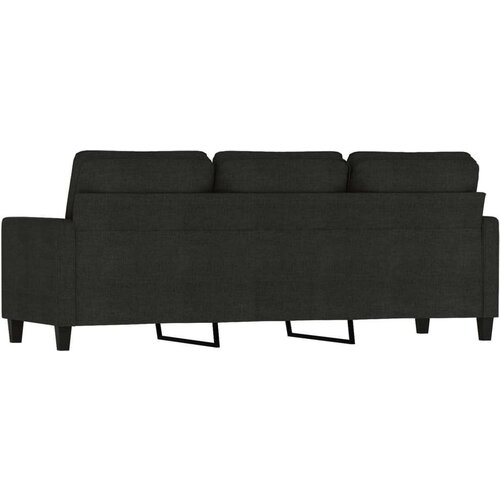  Trosjed od tkanine Crna 180 cm Slike