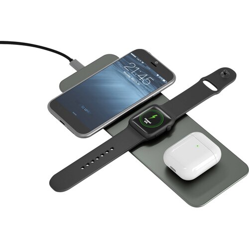 Terratec ChargeAIR All Headphones, Headset, Smartphone, Smartwatch Green Wireless charging Fast charging Indoor Cijene