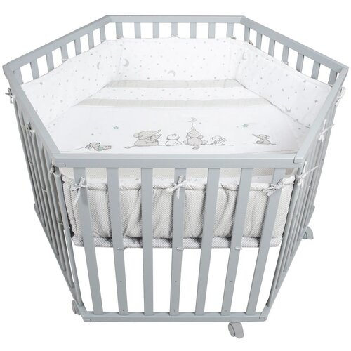 Roba Svijetlo sivi putni krevetić 119x104 cm Sternenzauber &amp;ndash; Slike