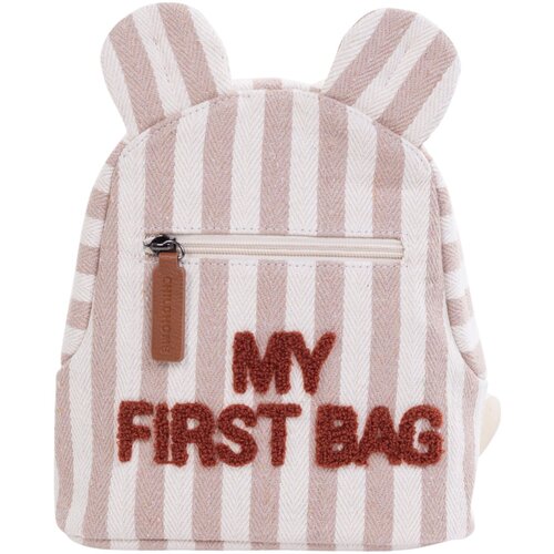 Childhome® dječji ruksak my first bag stripes nude/terracotta Cijene