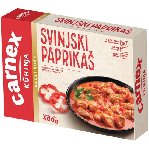 Carnex Paprikaš svinjski, 400g Cene