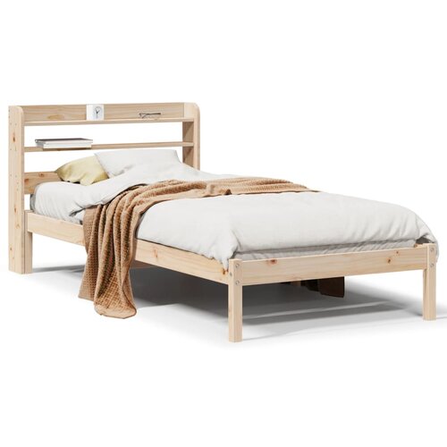 Maison Chic Posteljni okvir - Enojna postelja - Postelja za odrasle brez vzmetnice 90x200 cm trdna borovina-J6760, (21764388) Cene