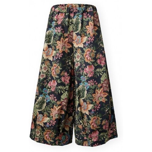 Wendy Trendy Lahkotne hlače &amp;amp; Harem hlače Trousers 826033 - Floral Večbarvna Slike