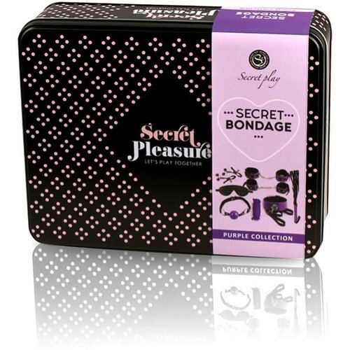 SECRET PLAY BDSM set Komplet za vezivanje Purple &amp;amp; Black collection Slike