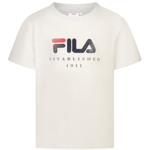 Fila kratka majica za djevojčice, bijela Slike