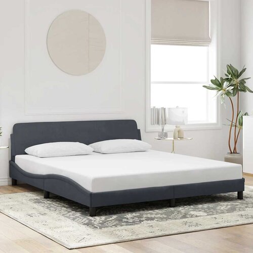  Okvir za krevet Dover tamno sivi 180x200 cm bar&amp;scaron;un Slike