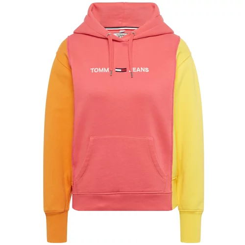 Tommy Remixed Sweater majica žuta / narančasta / roza