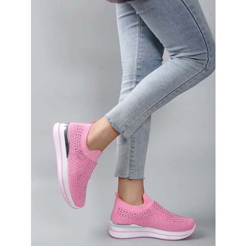 Resti Women's slip-on sports shoes with rhinestones Ceromie Cene