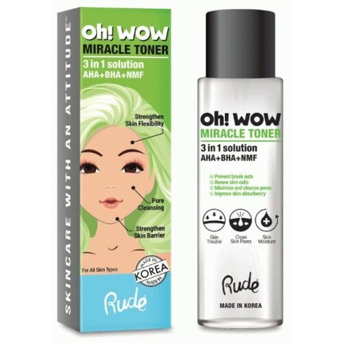 Rude Cosmetics nega za lice tonik i krema | či&amp;scaron;ćenje i toniranje Slike