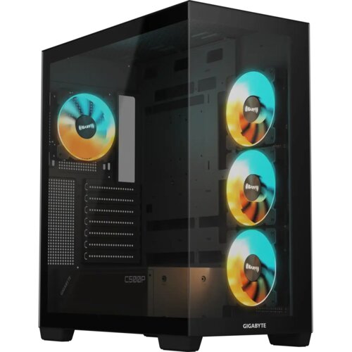 Gigabyte kući&scaron;te GB-C500P ST, Midi Tower, RGB osvjetljenje, Crno Cijene