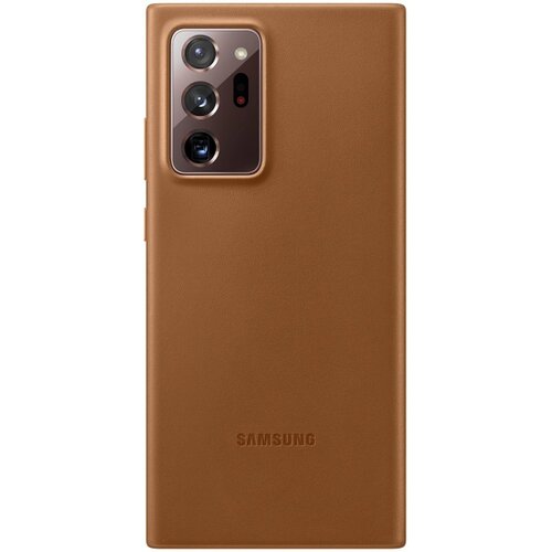 Samsung original usnjen ovitek EF-VN985LAE za Galaxy Note 20 Ultra N985 - zaščita zadnjega dela - rjava Cene