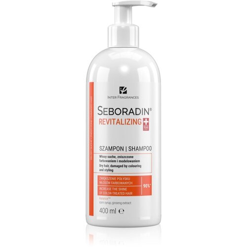Seboradin Revitalizing revitalizacijski &amp;scaron;ampon za suhe in po&amp;scaron;kodovane lase 400 ml Slike