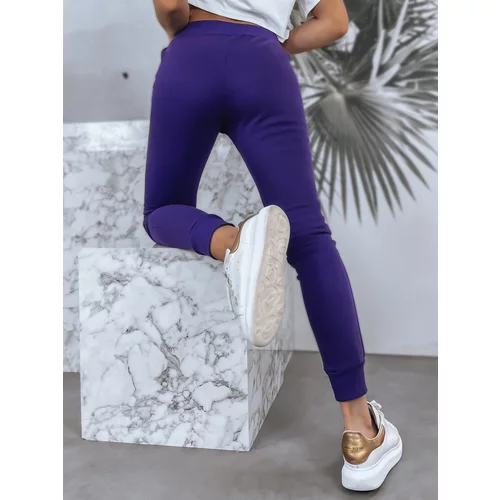 DStreet Women's sweatpants FITS purple z