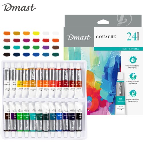 Deli Tempere umetničke Gouache 12ml Dmast Pebeo 1/24 EC320-24 Cene