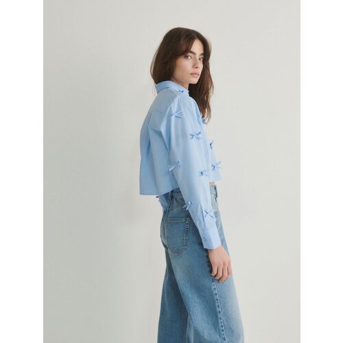 Reserved Ladies` shirt - modra Cene