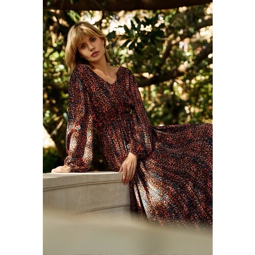 Marisse Women's Dress L-Su-4612 L.Brown Cene