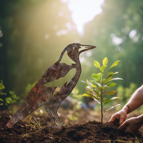 Aberto Design Dekorativna figura Bird -A 02, 46x32 cm, 1.5 mm Cene