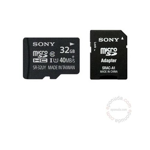 Sony SR32UYA microSDHC 32GB memorijska kartica Slike