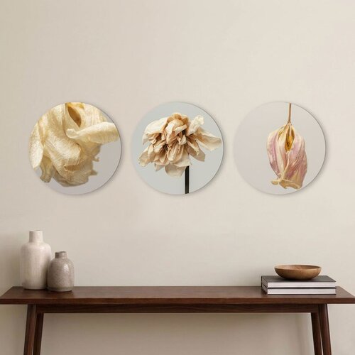 WALLXPERT 3YMDF11902 Multicolor Decorative MDF Painting (3 Pieces) Cene