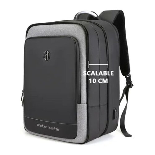 Artic Nahrbtnik za prenosnik Arctic Hunter B00227L | Kapaciteta 41 L, USB polnjenje, Zaščita pred krajo, Svetlo siva, (21332084) Cene