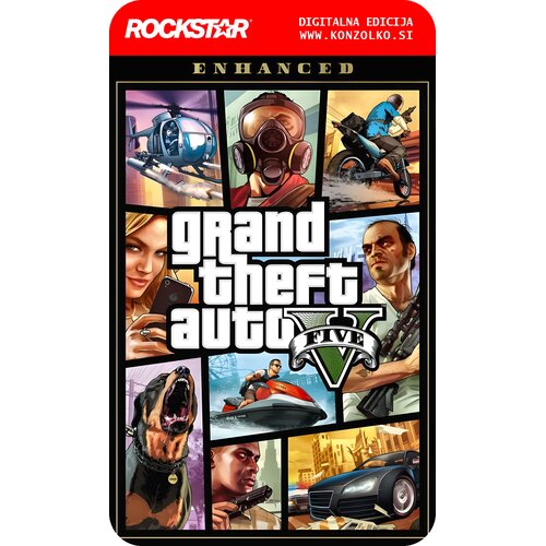 Grand Theft Auto 5 Enhanced - Rockstar koda brez &scaron;katlice (WINDOWS PC) Cene