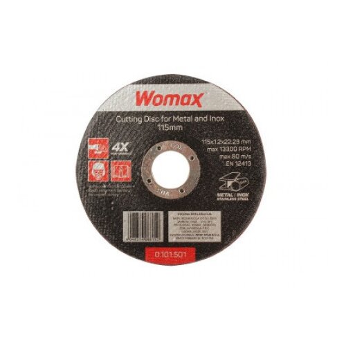 Womax rezna ploča o115x1.60mm za metal i inox ( 0101502 ) Cene