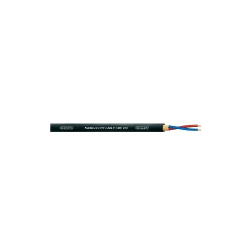 Cordial Economy CME 220-Mikrofonski kabel, 2x0.20mm, crn, metarska roba Cijene