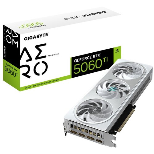 Gigabyte nVidia GeForce RTX 5060 Ti AERO 8GB 128bit GV-N506TAERO OC-8GD rev. 1.0 Cene