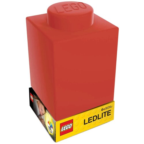 Lego classic silikonska noćna lampa: crvena Slike
