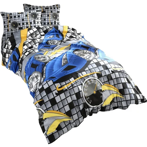 M'déco Bed set SPEED Plava