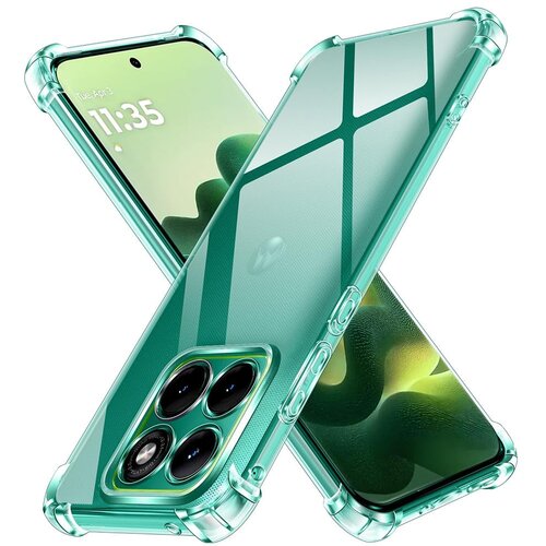 Techsuit Shockproof Clear Silicone prozirna maskica otporna na udarce za Motorola Edge 70 Fusion Cene