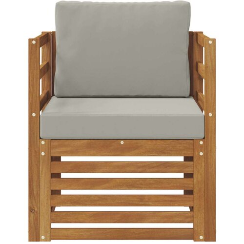  Set vanjskih sofa s jastukom Prirodna 67 x 63 x 73 cm Slike