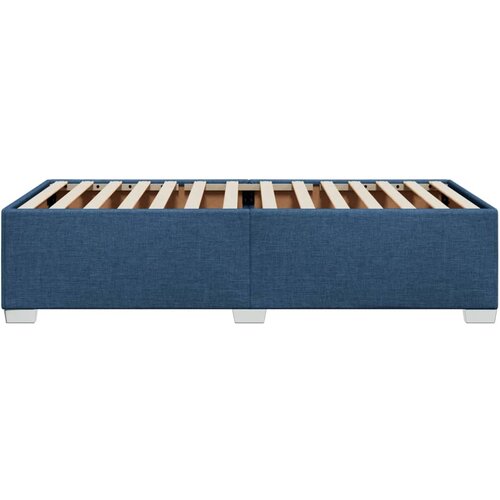  Okvir za krevet bez madraca plava 90x190cm od tkanine Slike