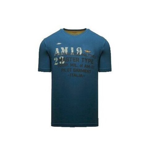 Aeronautica Militare Majice s kratkimi rokavi TS2479UJ0064121 Modra Cene