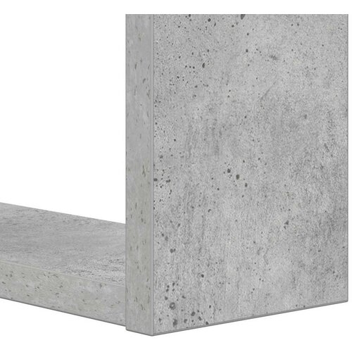  Polica Betonski sivi 52 x 25 x 71 5 cm Konstruirano drvo - Beton siva Slike